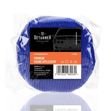 DETURNER ROUND APPLICATOR do powłok wosków 2szt
