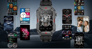 SMARTBAND SMARTWATCH СПОРТИВНЫЕ ЧАСЫ AMOLED СПОРТИВНЫЙ РЕМЕСЛ PL FIT SMS IOS