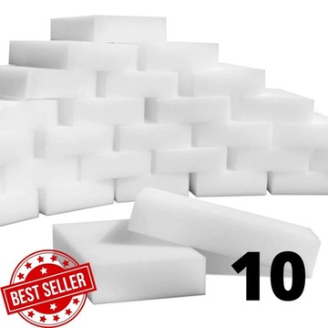 NANO MAGICZNE GĄBKI do czyszczenia brudu 10 sztuk