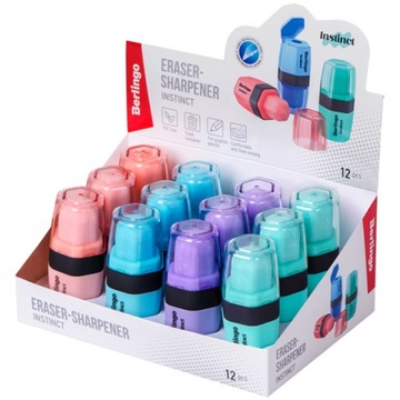 Temperówka z gumką Instinct BERLINGO Pastel