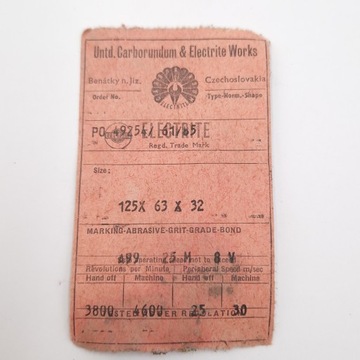 КОЛПАЧОК ШЛИФОВАЛЬНОГО ДИСКА ELECTRIT A99 25M8V 125х62х32мм