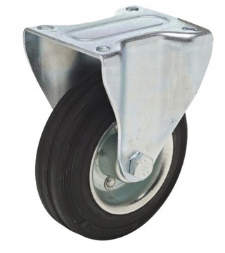 KOŁO STAŁE METAL GUMA 160 KÓŁKO WÓZKA
