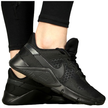 damskie buty Nike do biegania CZARNE na siłownię sportowe WYGODNE
