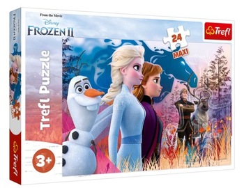 PUZZLE DLA DZIECI 24 ELEMENTY MAXI KRAINA LODU