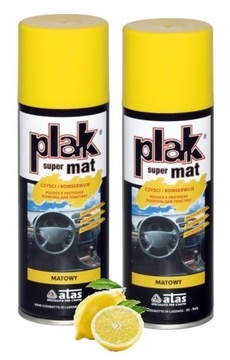 PLAK CAR DO KOKPITU PLASTIKÓW MAT CYTRYNA 200ML