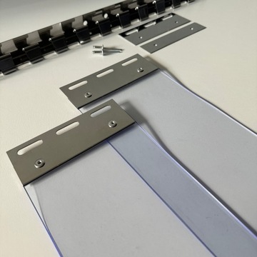 Kurtyna paskowa (szer. x wys.) 120cm x 200 cm, pasy PCV 125x2 mm