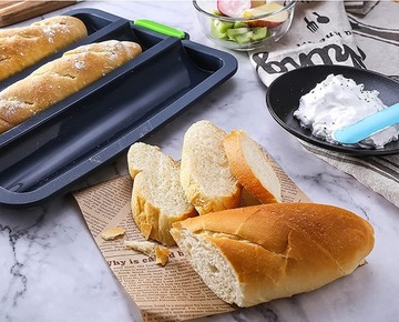 Формы-формочки, набор 2 шт., для багетов, булочек