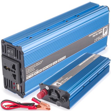 Przetwornica NAPIĘCIA Samochodowa 12V 230V 1800W
