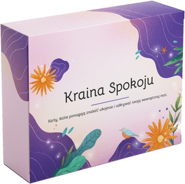 KRAINA SPOKOJU. KARTY, KTÓRE POMAGAJĄ ZNALEŹĆ UKOJENIE I MOC. EDUKOWISKO