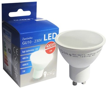 ŻARÓWKA HALOGEN LED 5W 400lm GU10 4000K