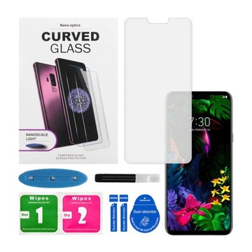 SZKŁO PEŁNE UV 9H ZESTAW LG G8 ThinQ LM-G820 - 144 x 67 mm