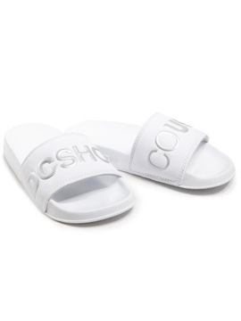 DC Klapki Slide Se ADJL100020 White/Silver (WS4)