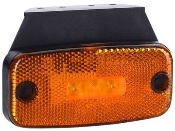 Lampa obrysowa LED pomarańcz bok obrysówka 12/24V