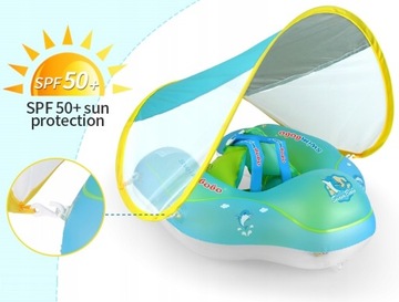 КРУГ ДЛЯ МЛАДЕНЦЕВ И ДЕТЕЙ НАДУВНОЙ С СИДЕНЬЕМ И КОЗЫРЬКОМ