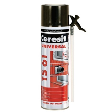 PIANKA MONTAŻOWA WĘŻYKOWA CERESIT TS61 POLIURETANOWA 500 ml