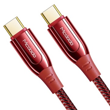 Mocny długi kabel type-C USB-C PD QC 3.0 5A 20V 100W 2m w oplocie do Apple