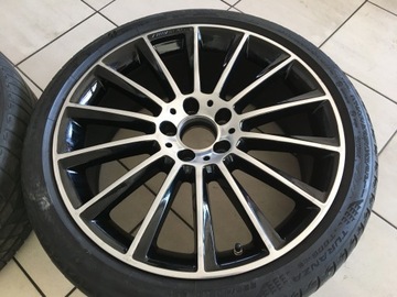 ДИСКИ 19 MERCEDES W205 AMG ПЕРЕДНИЕ 7,5 ЗАДНИЕ 8,5 ШИНЫ