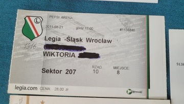 Bilet Legia Warszawa - Śląsk Wrocław
