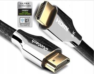 Kabel HDMI 2.1 8K Ultra High Speed QUOTECH 2m