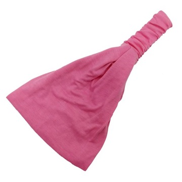 Women Lady Solid Color Lace Wide Elastic Headband Bandanas Head Wraps