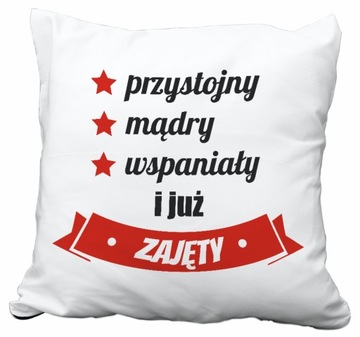PREZENT NA DZIEŃ CHŁOPAKA PODUSZKA RÓŻNE WZORY