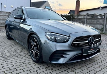 Mercedes Klasa E W213 Kombi Facelifting 2.0 E200 197KM 2020 Mercedes-Benz Klasa E AMG line PANORAMA skory el klapa KAMERA ambiente FUL, zdjęcie 8