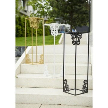 Современная подставка для цветов, 60 см, металл, стиль лофт.