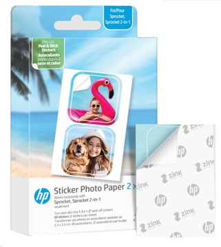 Wkład Wkłady Papier do HP Sprocket ETYKIETY 30 x 2