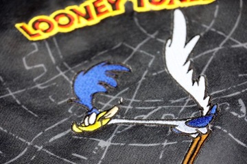 Spodnie męskie dresowe Looney Tunes Zwariowane Melodie r. L zamki Haft $88