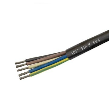 PRZEWÓD LINKA GUMOWY H07RN-F 5X4 1MB 100% CU