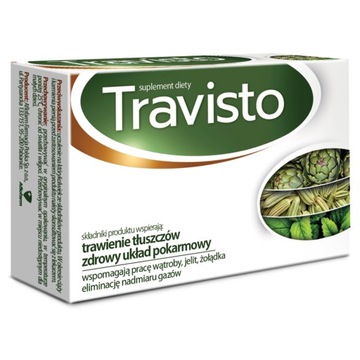 Travisto wspomaga pracę wątroby TRAWIENIE 40tab