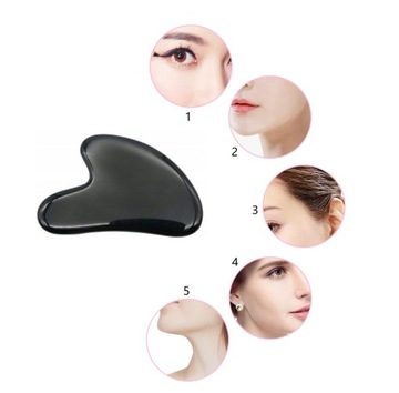 ГУА ША ДЛЯ МАССАЖА ЛИЦА КАМЕНЬ, ОБСИДИАНОВАЯ ПЛИТА