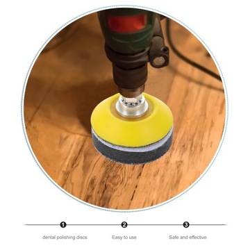 НАБОР ШЛИФОВАЛЬНЫХ ДИСКОВ КРУГЛЫЕ ПОСАДКИ С КРЮЧКОМ НАШЛИЧНОЙ БУМАГОЙ