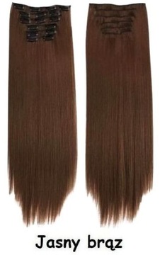 Наращивание черных волос CLIP IN 60см типа NATURAL