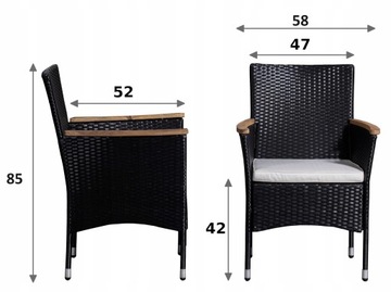 САДОВАЯ МЕБЕЛЬ 8 МЕСТ ТЕХНОРОТАТАН АКАЦИЯ