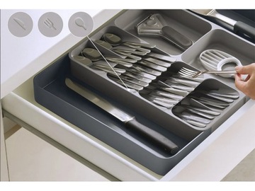 КУХОННЫЙ ОРГАНАЙЗЕР ДЛЯ СТОЛОВЫХ ПРИБОРОВ В ЯЩИКЕ-КОНТЕЙНЕРЕ