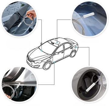 ПРОВОЛОЧНАЯ ЩЕТКА ДЛЯ ОЧИСТКИ АВТОМОБИЛЬНЫХ ДРЕНАЖЕЙ