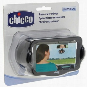 CHICCO lusterko do obserwacji dziecka przód black