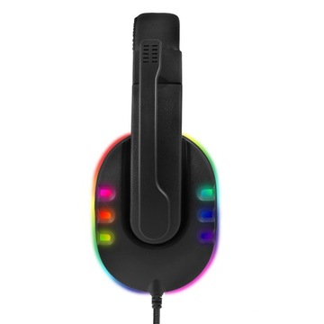 ИГРОВЫЕ НАУШНИКИ ДЛЯ ГЕЙМЕРОВ RGB LED МИКРОФОН ПК