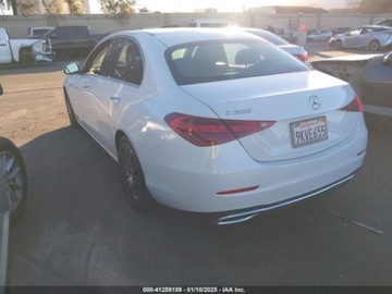 Mercedes 2022 Mercedes-Benz Klasa C 2022r., 300, od ubezpieczalni 2.0 Benzyna 255KM, zdjęcie 3