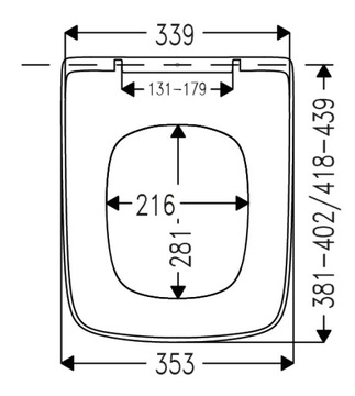 СИДЕНЬЕ ДЛЯ УНИТАЗА ROCA GAP МЕДЛЕННО ЗАКРЫВАЕТСЯ
