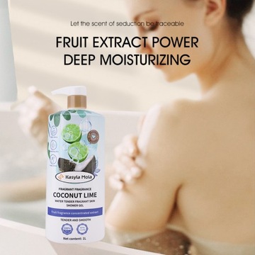 Świeżo pachnący żel pod prysznic łagodzący i nawilżający skórę