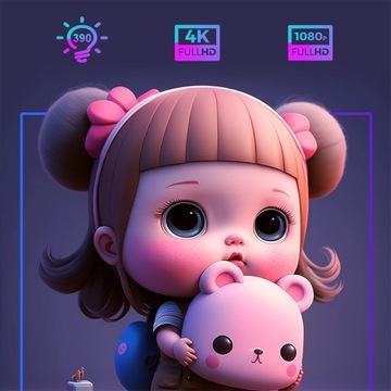 ПОРТАТИВНЫЙ ПРОЕКТОР HY320 FULL HD LED 4K WiFi ANDROID