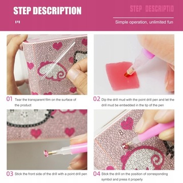5D DIY Алмазная картина Коробка для салфеток со стразами