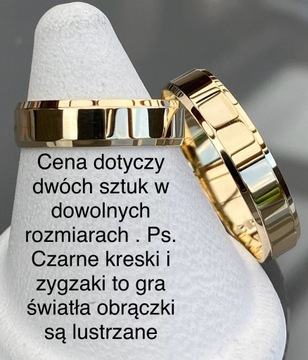 ПАРА ЗОЛОТЫХ КОЛЬЦ С ФАСКОЙ 585 5мм БЕСПЛАТНАЯ ГРАВИРОВКА