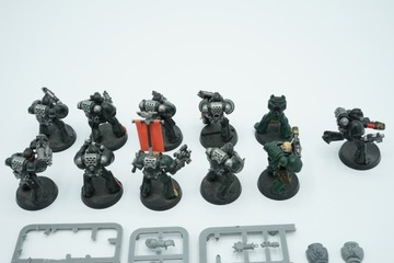 Набор из 11 пластиковых фигурок Warhammer 40k Space Marines Tactical Squad
