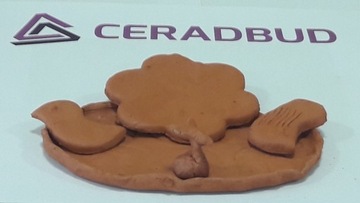 CERADBUD Глина молотая, керамика, пластик, скульптурная, гончарная, 25кг