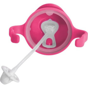 B.BOX БУТЫЛКА с трубочкой 240 мл КРУЖКА и бутылочка для детей - МАЛИНА