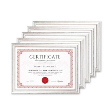 Серебряная фоторамка Деревянная рамка 13x18 5шт