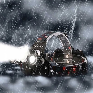 МОЩНАЯ ФАРА 3 x LED T6 АККУМУЛЯТОРНАЯ ФАРА CREE